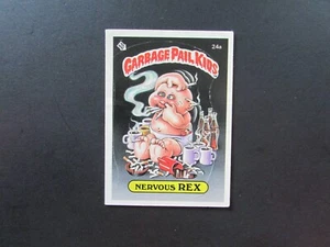 1985 Topps Garbage Pail Kids 1st Series 1 Matte Card #24a Nervous Rex *Lower Gra - Bild 1 von 4