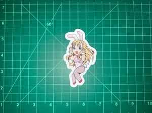 K-ON Tsumugi Kotobuki  Bunny Anime Uv Waterproof Sticker 2”x3.50” - Picture 1 of 3