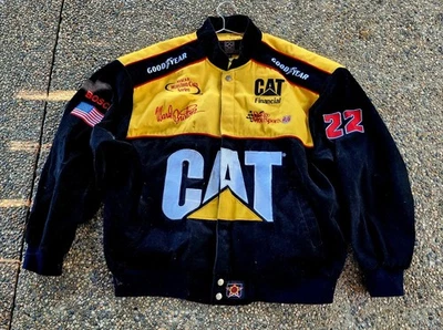 Chaqueta Ward Burton #22 NASCAR CAT Bordada Copa Goodyear Winston Foto 1 de 4