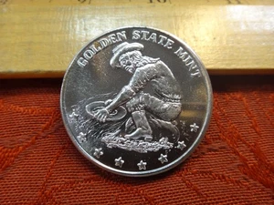 Ronda de plata Prospector & Eagle 1 OZ .999 - Golden State Mint GSM - Sin precio base - Imagen 1 de 3