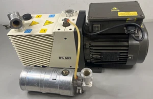 Agilent Varian DS 602 Dual Stage Rotary Vane Vacuum Pump 9499335S001 w/ Filter - Picture 1 of 14