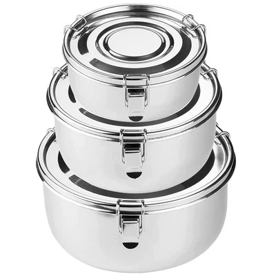Premium Stainless Steel Food Storage Containers 304 Grade The Original - Image 1 of 4