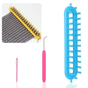 Scarf Knitting Loom Kit, DIY Craft Knitting Board Looms with Loom Pick Tool a... - Picture 1 of 7