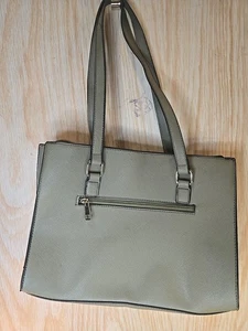SAGE GREEN Faux Leather Shoulder Bag BOHO Style - Picture 1 of 14