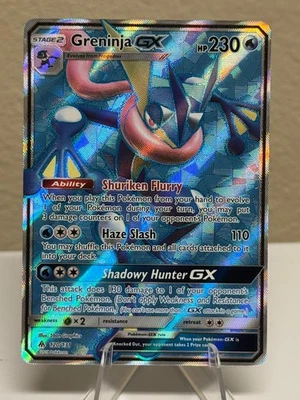 Greninja GX (Full Art) 120/131 Sm-Forbidden Light Holo Illustration Rare Pokemon - Image 1 of 2