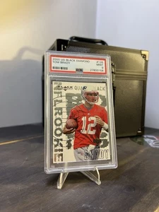 2000 UPPER DECK BLACK DIAMOND #126 TOM BRADY RC ROOKIE PSA 9 - Picture 1 of 2