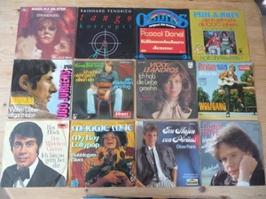 Schallplatten Sammlung 7" Vinyl Singles deutsch Schlager Oldies 100 Stück 2 - Bild 1 von 9