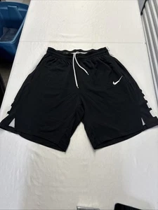 NWT Boy Size XL - Nike Elite Short Black White - Basketball Loose Fit - Picture 1 of 7