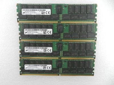 Micron 32GB 2Rx4 PC4-2133P MTA36ASF4G72PZ-2G1B1 (Lot of 4) - Image 1 of 3