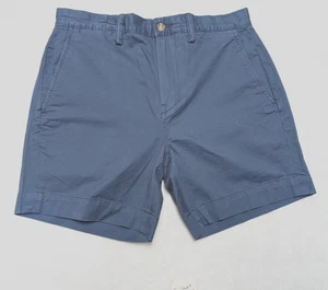Polo Ralph Lauren Mens Stretch Shorts Sz 42 Classic Fit Chino Twill Blue No Tag - Picture 1 of 5