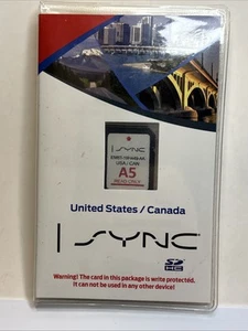 Ford Lincoln I SYNC GPS Navigation SD Card A5 - USA and Canada. EM5T-19H449-AA - Picture 1 of 5