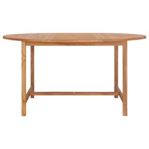 vidaXL Garden Table 150x76 cm Solid Teak Wood - Picture 1 of 7