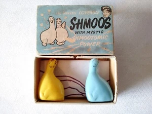 VINTAGE LIL ABNER'S LOVEABLE SHMOOS WITH MYSTIC POWER ORIGINAL BOX MAGNETIC TOY - Picture 1 of 8