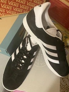 ADIDAS Originals Gazelle Core Black Cloud White Gold BB5476 Men's sz 11 - Picture 1 of 14