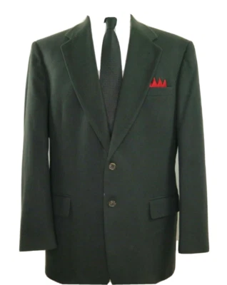 Chaqueta Blazer Abrigo Deportivo Stanley Blacker Para Hombres Cachemira Pura Gris Sólido 44 L EE. UU. Foto 1 de 4