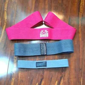 Juego de 3 bandas de resistencia en rosa y gris - Imagen 1 de 4