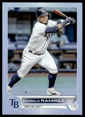 2020 TOPPS UPDATE SILVER FOIL Harold Ramirez Miami Marlins #528 - Image 1 of 2