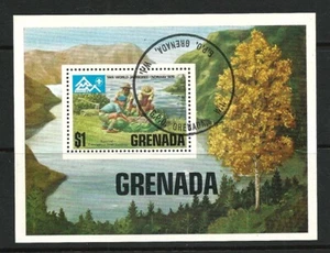 Granada 1975 - Boy Scouts World Jamboree Mini Hoja CTO - Imagen 1 de 2