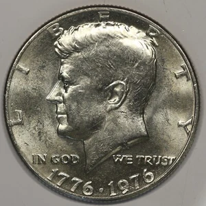 Mezzo dollaro Kennedy 1976 50C - rivestito non circolato - Foto 1 di 2