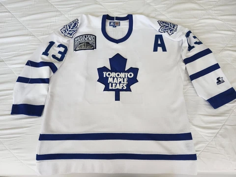 Mats Sundin 1996 Starter Toronto Maple Leafs Jersey Size XL Maple Leaf Gardens Cover