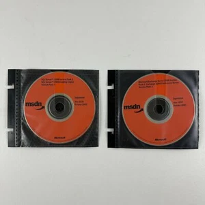 Japanese (2) Discs 1031 1032 Oct '01 MSDN Windows Server 2000 Svc Pk 2 Microsoft - Picture 1 of 8