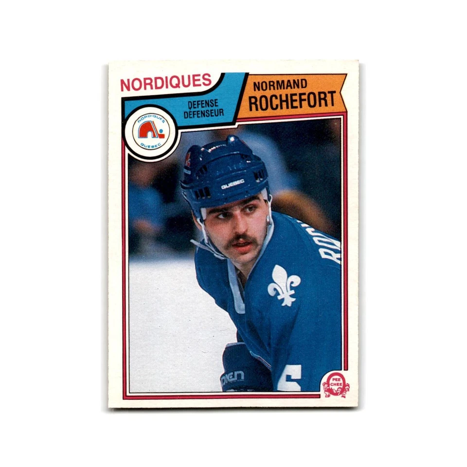 1983 O-Pee-Chee Normand Rochefort Quebec Nordiques #300 - Image 1 of 3