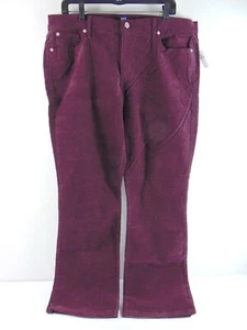 Jeans GAP Borgoña Pana 33 Largos Nuevos con Etiquetas - Imagen 1 de 8