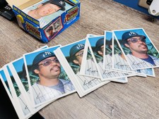 1981 Topps Jumbo Photo Baseball Cards 5 x 7 NM U pick Jackson, Bench, Rose,Brett
