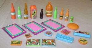 Barbie Vintage Lebensmittel - Eier Kuchen Soda Pop Milch TV Abendessen etc. - Bild 1 von 3