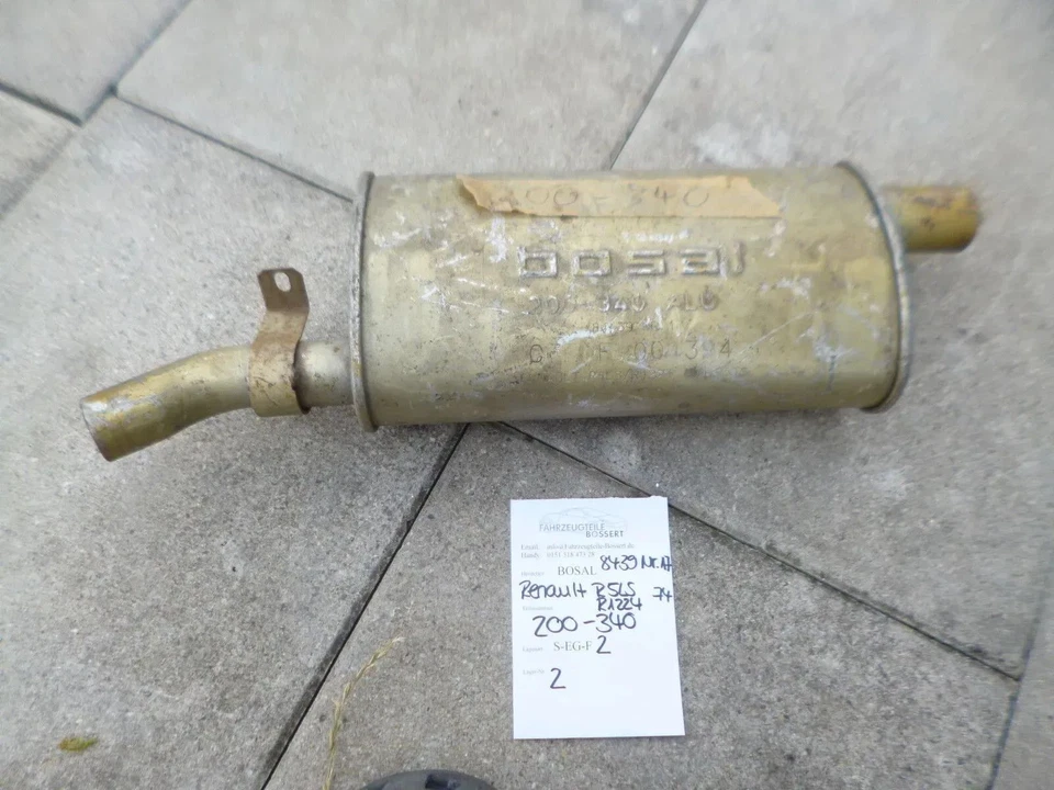 Renault R5 5 1.3 1.4 -9/79 Auspuff Endtopf ? Bosal 200-340 Schalldämpfer exhaust - Изображение 1 из 1