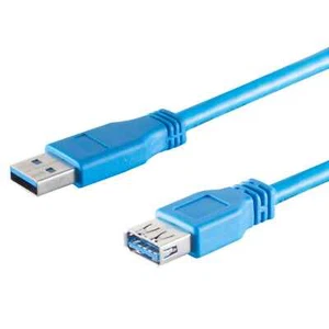 USB VerlängerungsKabel Datenkabel USB 3.0 Stecker Buchse A 1m 1,8m 2m 3m 5m blau - Bild 1 von 1