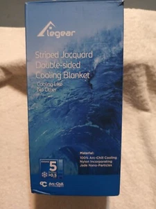 Cooling Blanket Twin Absorbs Body Heat to Keep Cool, Elegear Revolutionary New - Picture 1 of 11