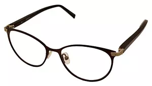 Marco de gafas Jones New York unisex redondo de metal marrón, J492. 52mm - Imagen 1 de 12