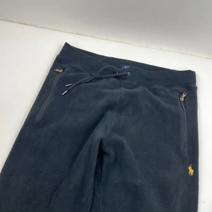 Polo Ralph Lauren Lunar New Year Fleece Jogger Pant Black Size XL Gold Pony - Picture 1 of 10