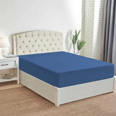 OPUS Full Fitted Sheet Bed Sheets 100% Poly Cotton Single Double King Super King Size