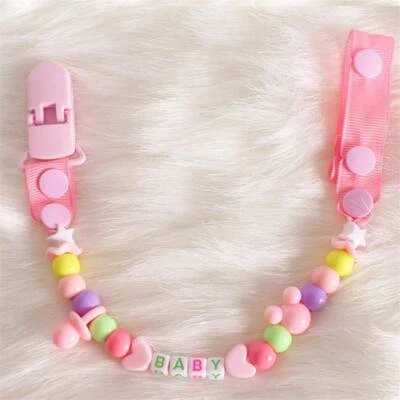 New Baby Pacifier Clips Pacifier Clip Adjustable Nipples Children Dummy Holder - Image 1 of 4