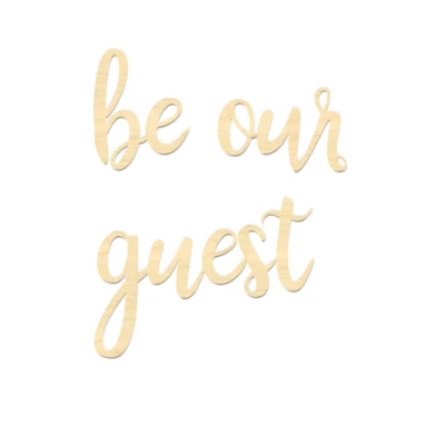 Be Our Guest Sign- Guest Room Sign - Image 1 of 4