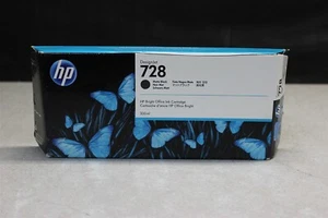 Cartuccia di inchiostro originale HP DesignJet 728 nero opaco brillante ufficio F9J68A - Foto 1 di 4