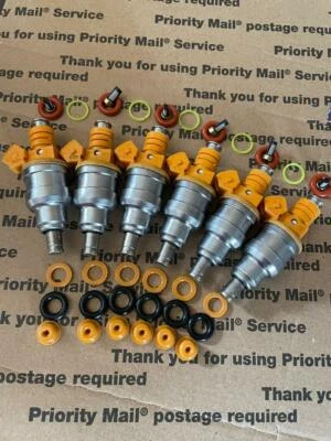 87-97 Jeep Cherokee Comanche Wrangler 4.0 Bosch Fuel Injector upgrade set of 6 - Image 1 of 4