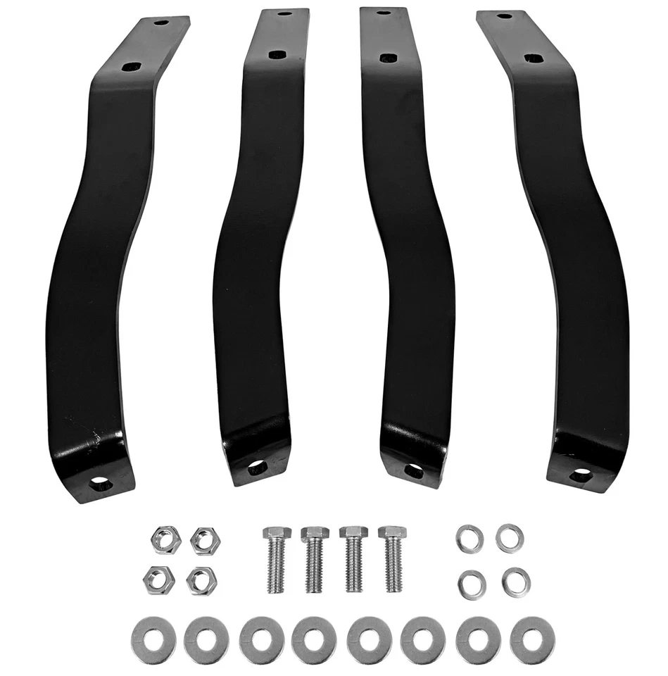 1960 1961 1962 Chevy Pickup Truck Rear Bumper Bracket Stepside 4 PCS Dii 1109IA Foto 1 de 1