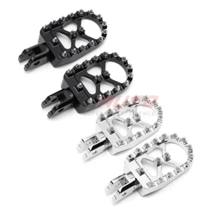 For Harley Softail Slim FLSL 18-22 Rider Footpegs Footrest Front Foot Pedal Wide - Picture 1 of 10
