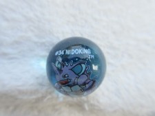 POKEMON #34 NIDOKING LIGHT BLUE MARBLE 2000 NINTENDO TOY BIZ