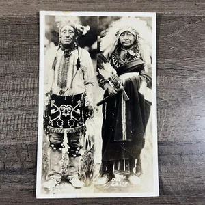 Postal Oklahoma Pawnee Indios Tribu Retrato Publicado 1942 - Imagen 1 de 2