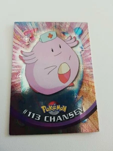 POKEMON / TOPPS TRADING CARD - TV ANIMATION EDITION - #113 CHANSEY - FOIL - Afbeelding 1 van 2