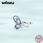 Wostu 925 Sterling Silver Butterfly Ear Cuffs Earrings Party Women With Gift Box
