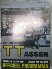 * Dutch TT Assen - Official Race - Programme  1984 *