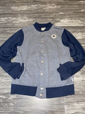 Converse All Star  Varsity Jacket Kids Sz XL (13-15 Yrs) Blue Snap - Image 1 of 4