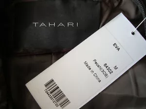Giacca cappotto lungo nuovo con etichette TAHARI *EVA* confezionabile 90% piumino con borsa propria taglia M - Foto 1 di 8