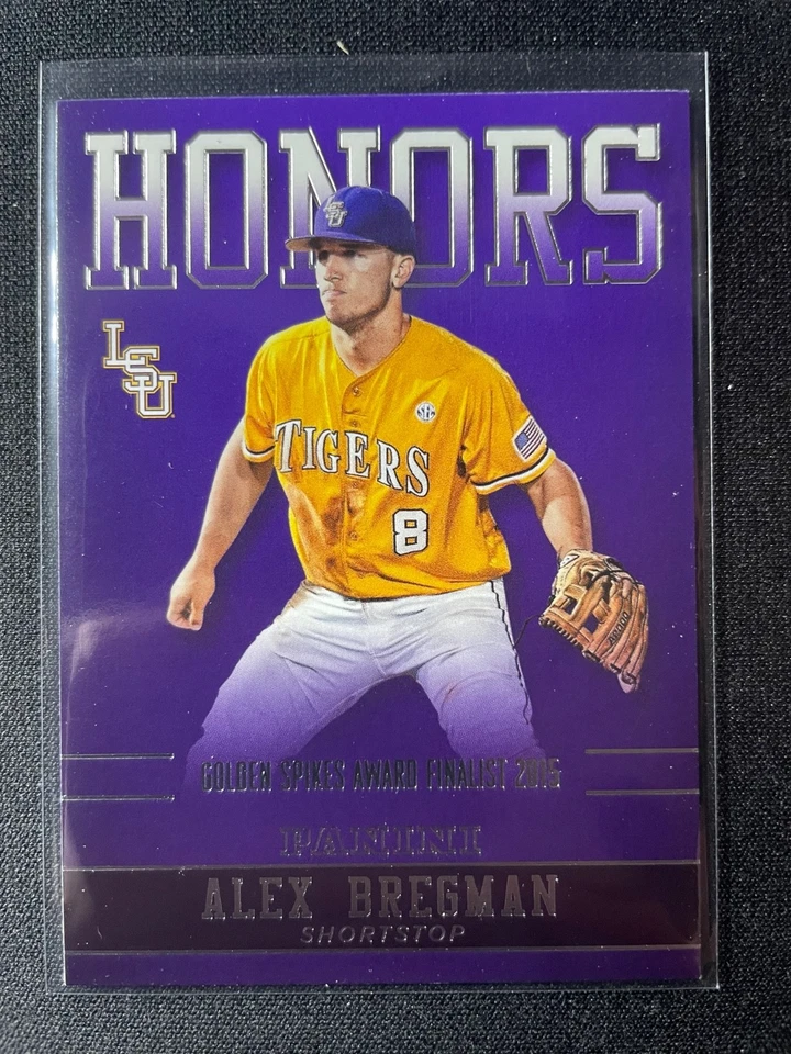 2015 Panini Louisiana State LSU Tigers Alex Bregman HONORS #AB-LSU!!! - Image 1 of 1