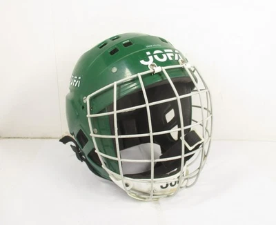 Dark Green JOFA 290 SR 6 3/4 - 7 3/8 Ice Hockey/Hurling Helmet w/Jofa Cage - Imagem 1 de 4